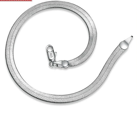 4MM twisted silver chain bracelet in 925 sterling silver for everyday styling, layering, and casual accessory wear.
