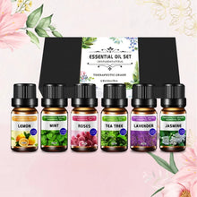 6-in-1 Aromatic Essential Oil Kit natural blend oil bottles for aromatherapy, home fragrance, and daily relaxation use.