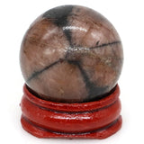 7 Chakra gemstone sphere for reiki healing, chakra cleansing, and mindful spiritual practice.