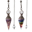 7 Chakra Healing Pendulum for dowsing, divination, and energy work.