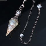 7 Chakra Healing Pendulum for dowsing, divination, and energy work.