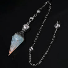 7 Chakra Healing Pendulum for dowsing, divination, and energy work.