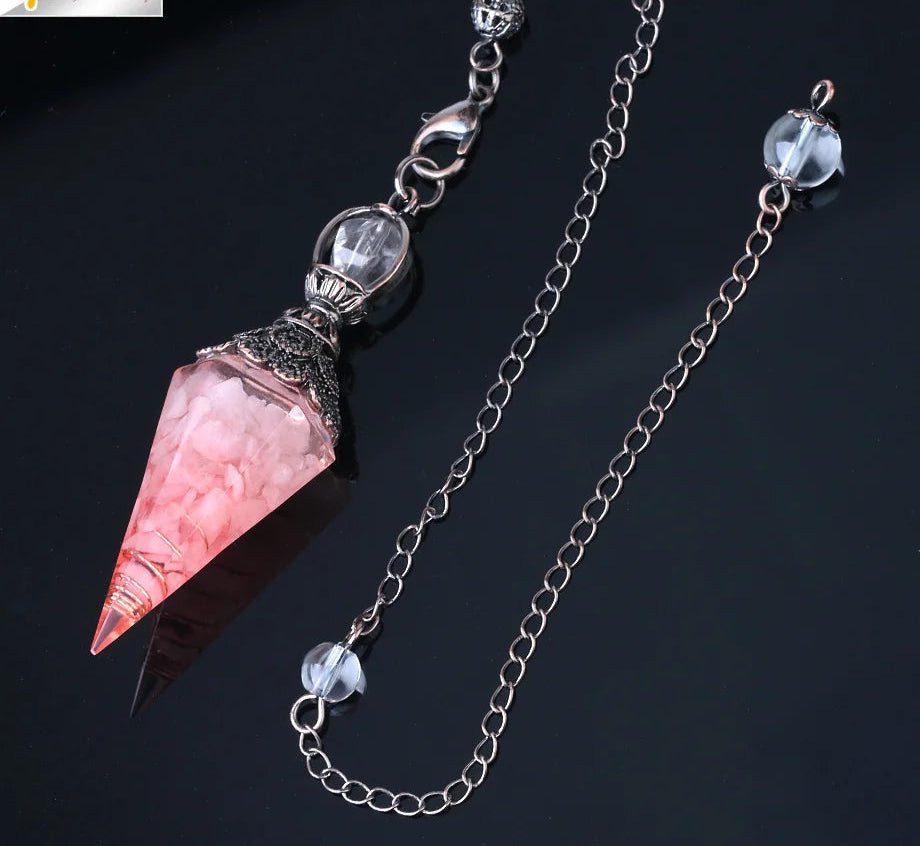 7 Chakra Healing Pendulum for dowsing, divination, and energy work.