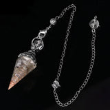 7 Chakra Healing Pendulum for dowsing, divination, and energy work.