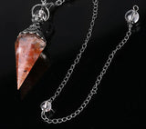 7 Chakra Healing Pendulum for dowsing, divination, and energy work.