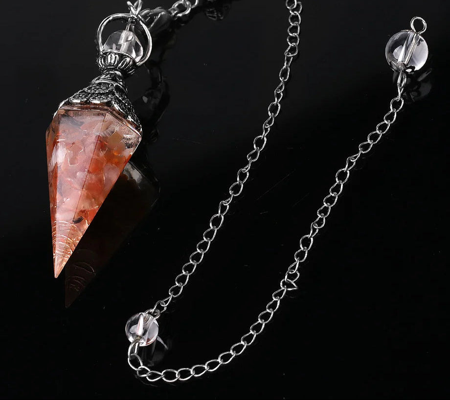 7 Chakra Healing Pendulum for dowsing, divination, and energy work.