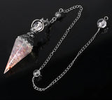 7 Chakra Healing Pendulum for dowsing, divination, and energy work.
