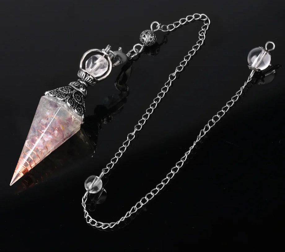 7 Chakra Healing Pendulum for dowsing, divination, and energy work.