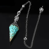 7 Chakra Healing Pendulum for dowsing, divination, and energy work.