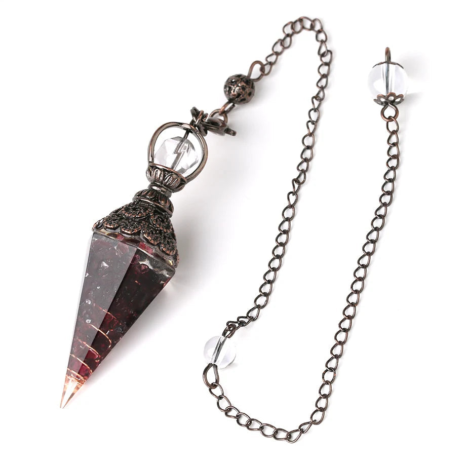 7 Chakra Healing Pendulum for dowsing, divination, and energy work.