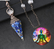 7 Chakra Healing Pendulum for dowsing, divination, and energy work.