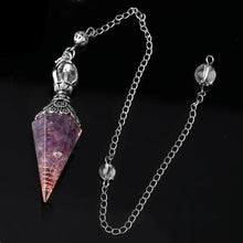 7 Chakra Healing Pendulum for dowsing, divination, and energy work.