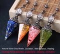 7 Chakra Healing Pendulum for dowsing, divination, and energy work.