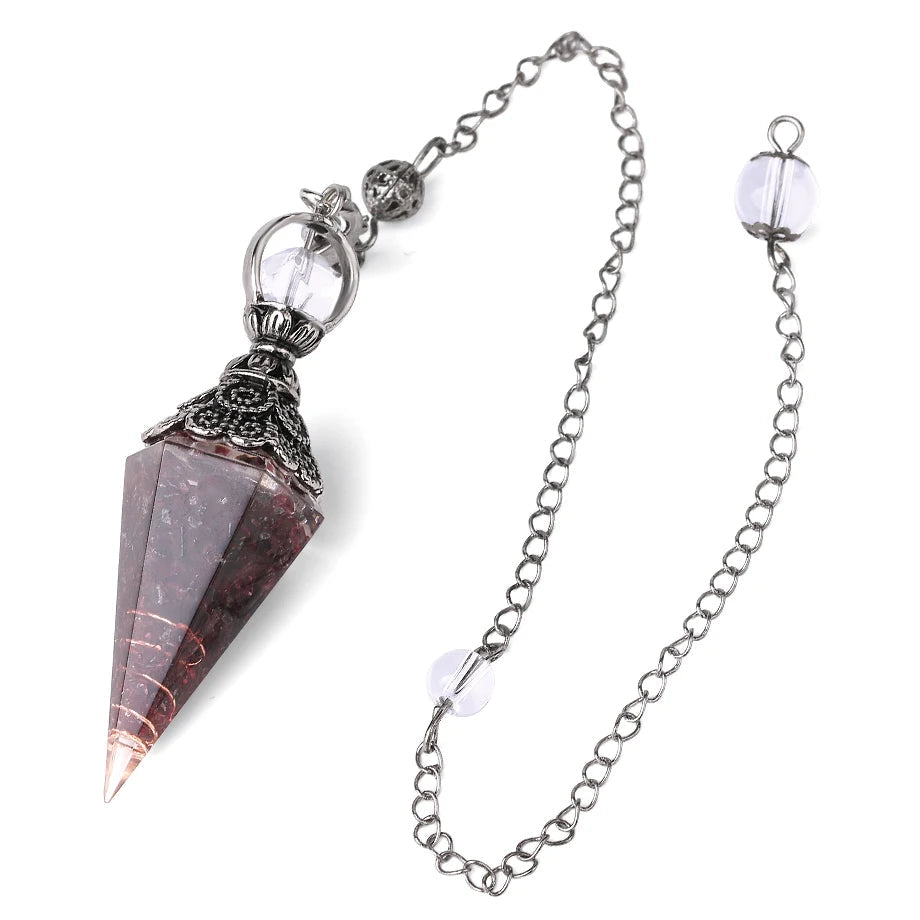 7 Chakra Healing Pendulum for dowsing, divination, and energy work.