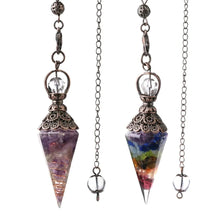 7 Chakra Healing Pendulum for dowsing, divination, and energy work.