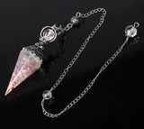 7 Chakra Healing Pendulum for dowsing, divination, and energy work.