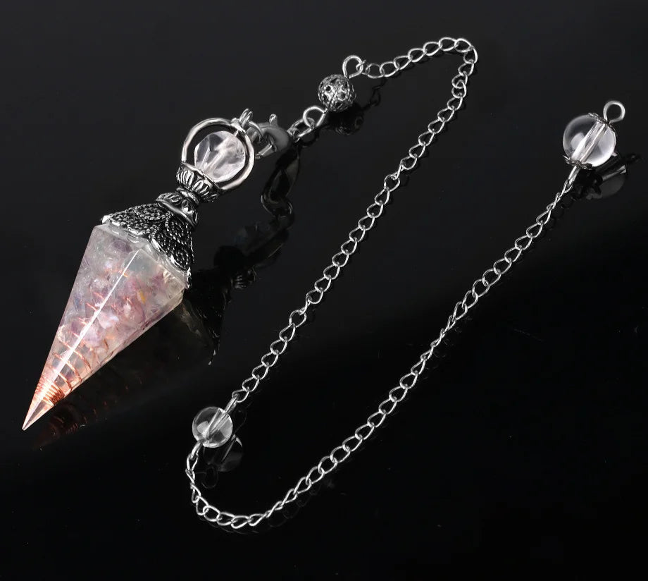 7 Chakra Healing Pendulum for dowsing, divination, and energy work.
