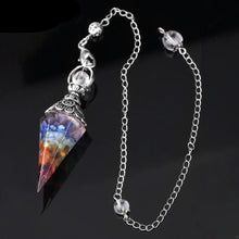 7 Chakra Healing Pendulum for dowsing, divination, and energy work.