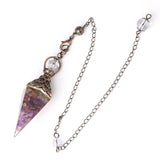 7 Chakra Healing Pendulum for dowsing, divination, and energy work.