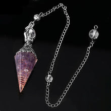 7 Chakra Healing Pendulum for dowsing, divination, and energy work.