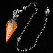 7 Chakra Healing Pendulum for dowsing, divination, and energy work.