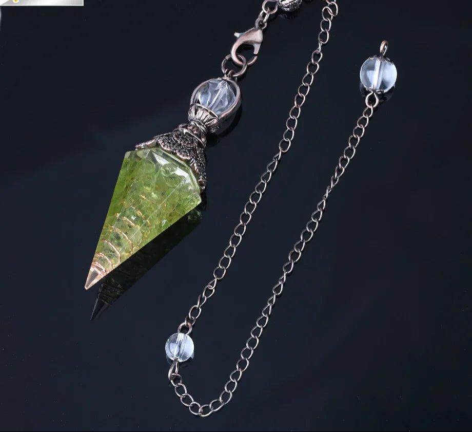 7 Chakra Healing Pendulum for dowsing, divination, and energy work.