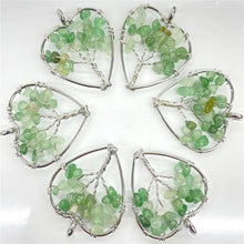 7 Chakra Heart-Shaped Reiki Pendants for meditation, gifting, and crystal jewelry.