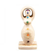 7 Chakras goddess figurine, 5.5 inches, with raw stones