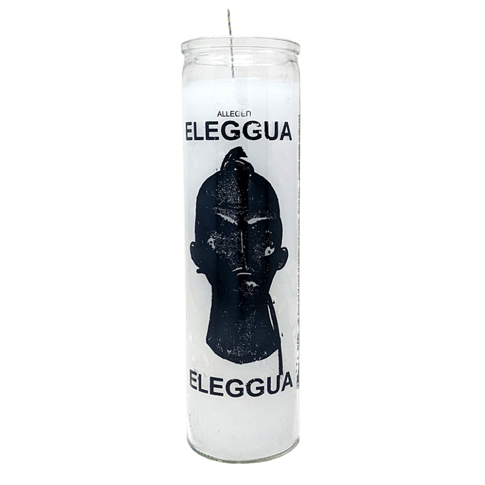 7 Day Elegua fixed candle, 8 inches, paraffin wax