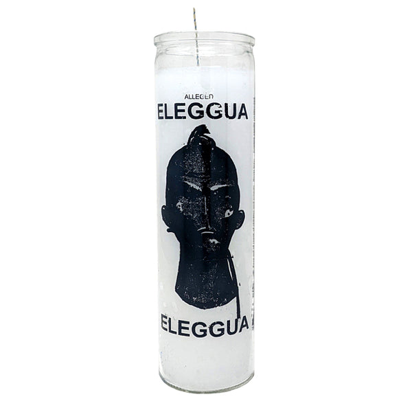 7 Day Elegua fixed candle, 8 inches, paraffin wax