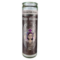 7 Day Glass Ritual Candle - Three Maidens - Benzoin scent, 8 inch fixed candle