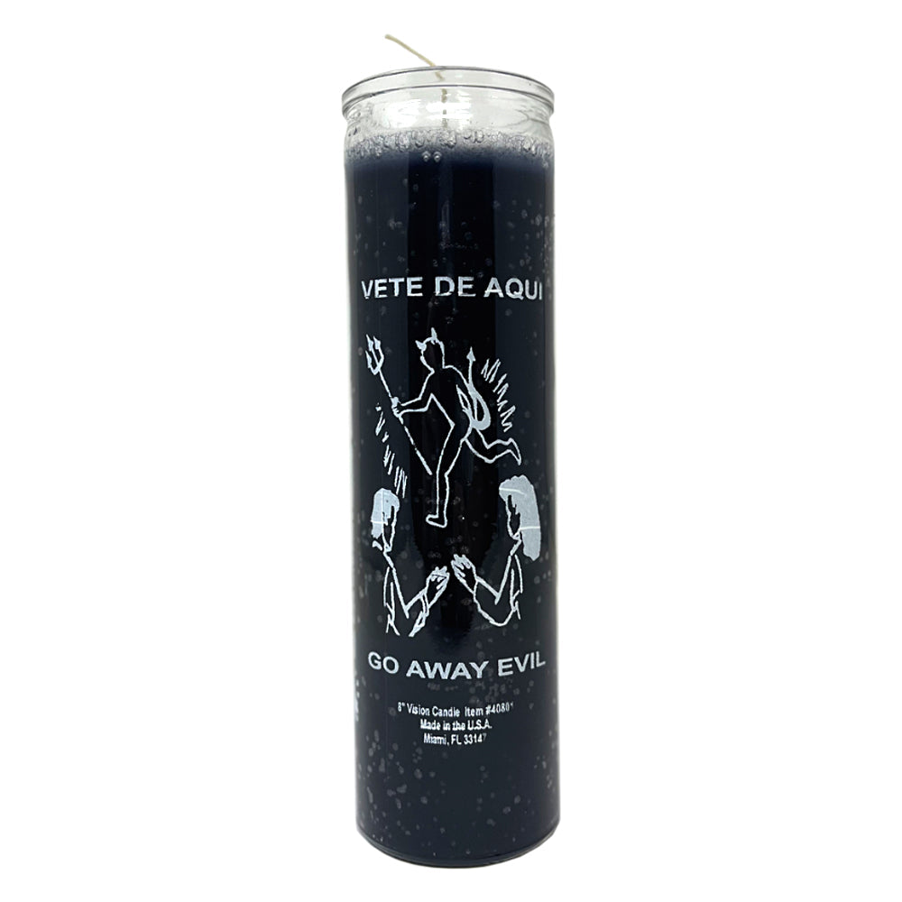 7 Day Go Away Evil Candle, traditional banishing ritual candle