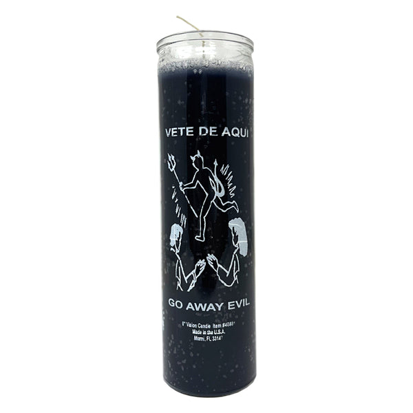 7 Day Go Away Evil Candle, traditional banishing ritual candle
