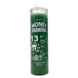 7 Day Money Drawing Candle, 8 inch fixed ritual candle for prosperity intentions