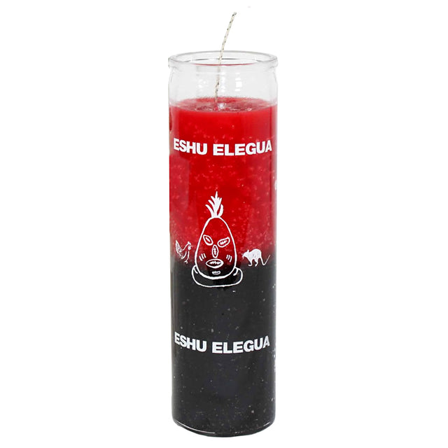 7 Day Orisha-Elegua Candle, red and black devotional candle