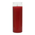7 Day red fixed candle, 8.125 inches, 120 hour burn