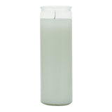 7 Day white fixed candle, 8.125 inches, 120 hour burn