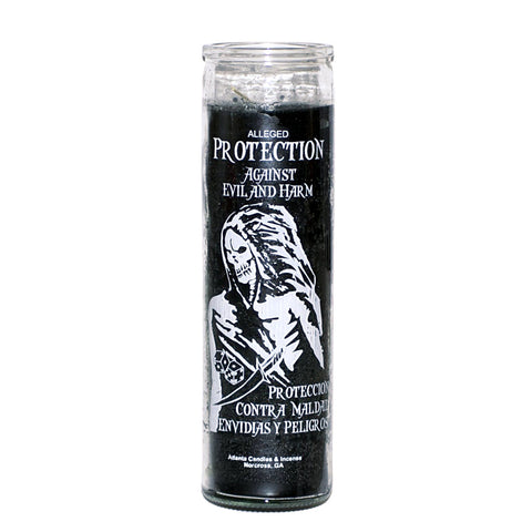 7 Day Protection Against Evil & Harm Glass Candle