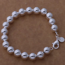 925 Sterling Silver Heart Chain Bracelet chain bracelet for layering with watches, everyday styling, and gift use.