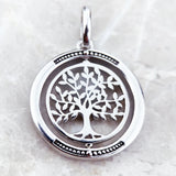 925 Silver Tree of Life charm pendant for meaningful jewelry wear, special occasion gifting, and personal style.
