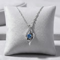 925 Sterling Silver Heart Amethyst Necklace pendant necklace for everyday wear, gift giving, and elegant styling.