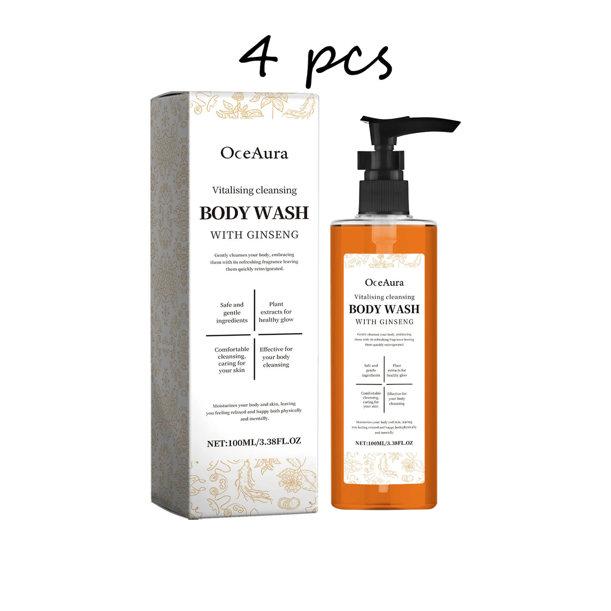 OceAura Hydrating Body Wash Gel – Refreshing