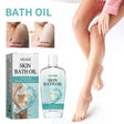 Eelhoe Skin Bath Oil packaging and bottle with a person showing smooth skin.