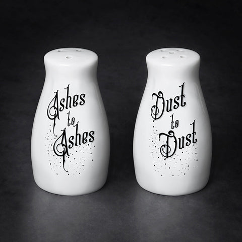Ashes to Ashes, Dust to Dust: Salt & Pepper Shaker Set