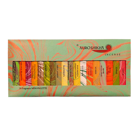 Auroshikha 18 Fragrance Sampler Gift Pack