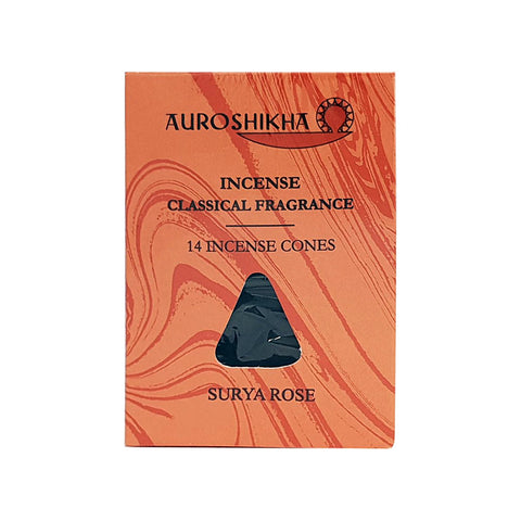 Auroshikha Surya Rose Incense Cones