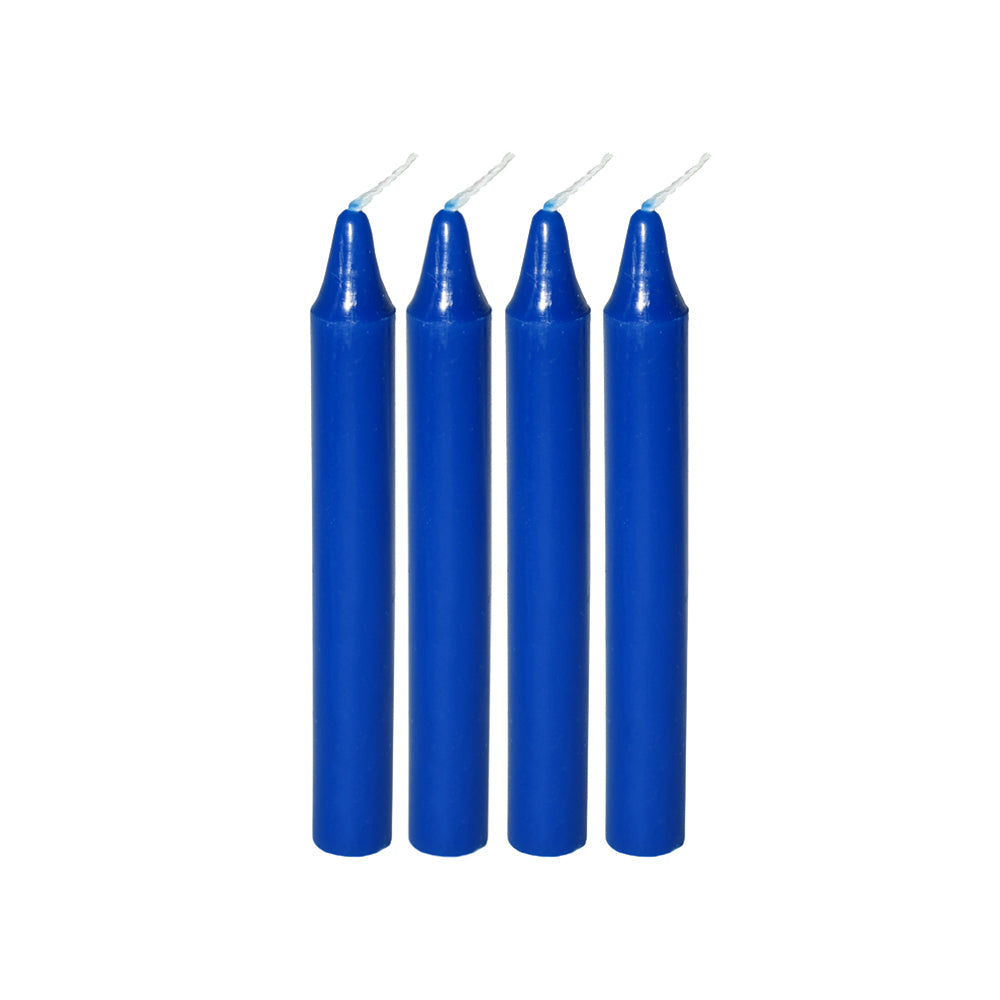 Mini Ritual Candle - Blue (Set of 4)