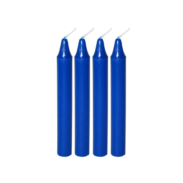 Mini Ritual Candle - Blue (Set of 4)