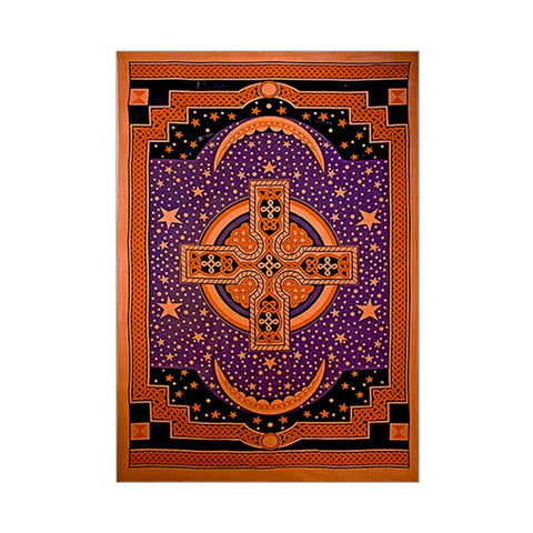 Celtic Cross Tapestry 75"x 105" (Purple)