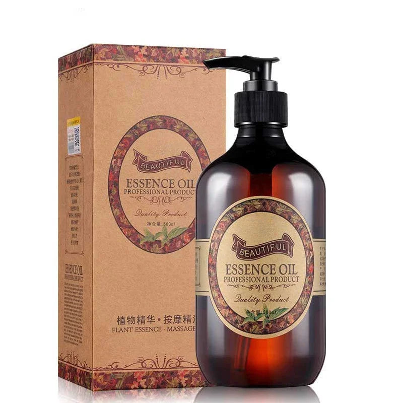Ginger Heat Massage Essential Oil warming body oil for chronic tension relief, sports massage, and nourishing heat therapy.